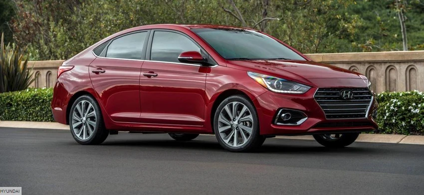 Hyundai Accent. Ảnh: Motorbiscuit. Hyundai Accent. Ảnh: Motorbiscuit.