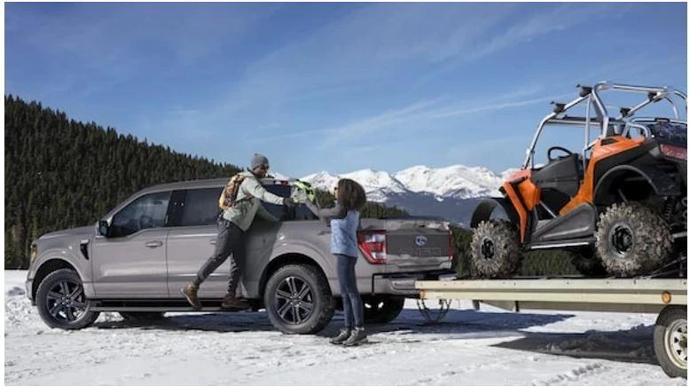 Ford F-150 Kéo trong Tuyết. Ảnh: Motorbiscuit. Ford F-150 Kéo trong Tuyết. Ảnh: Motorbiscuit.