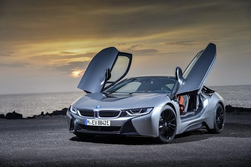 BMW i8 Coupe. Ảnh: Carbuzz. BMW i8 Coupe. Ảnh: Carbuzz.