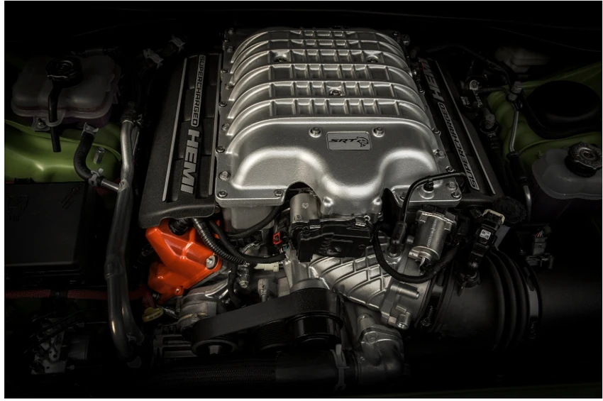 SRT Hellcat 6.2L V8 siêu nạp. Ảnh: Motorbiscuit.