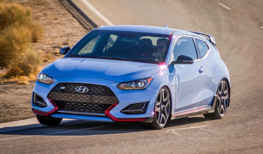 2022 Hyundai Veloster N. Ảnh: Hotcars. 2022 Hyundai Veloster N. Ảnh: Hotcars.