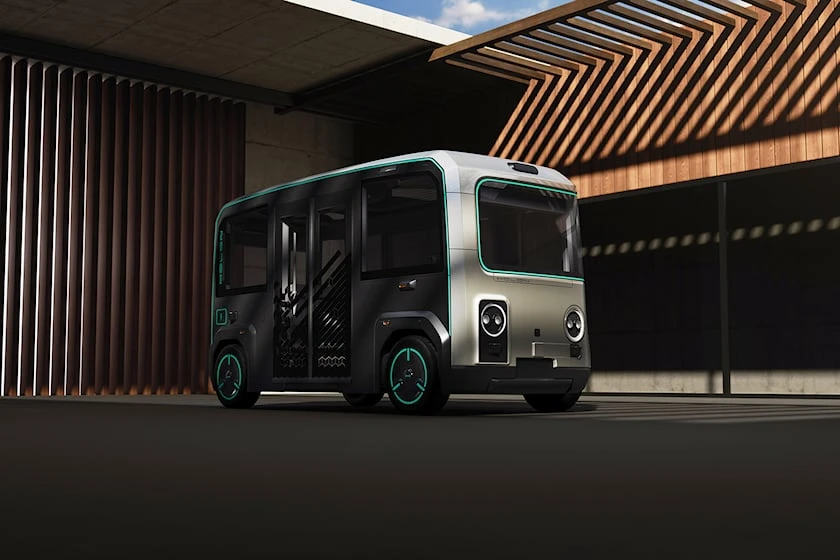 Xe buýt điện có sức chứa tối đa 15 người. Ảnh: Carbuzz. Xe buýt điện có sức chứa tối đa 15 người. Ảnh: Carbuzz.