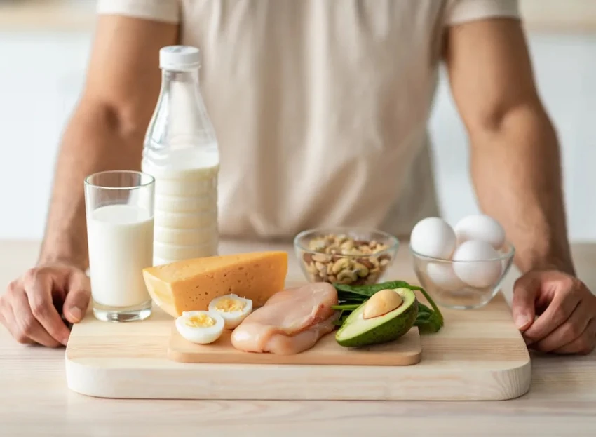 Ăn đủ chất đạm. Ảnh: Shutterstock.