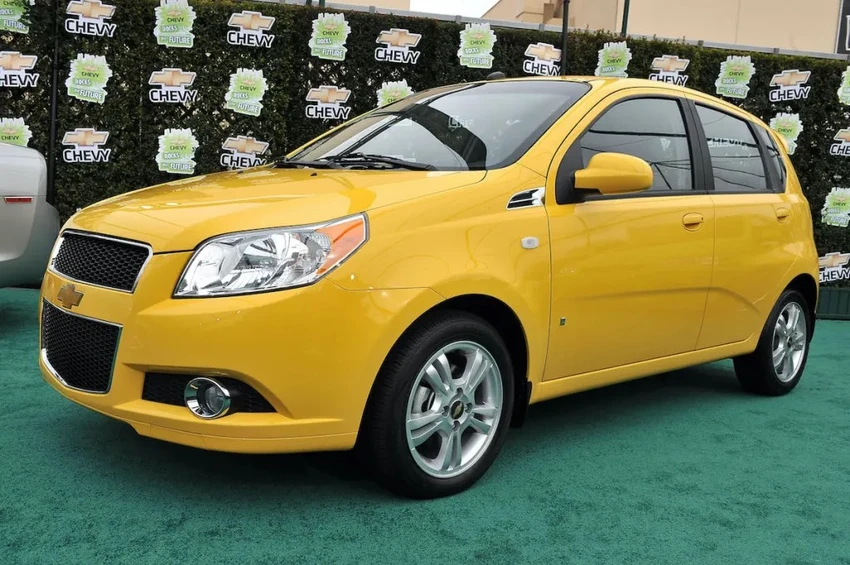 Chevrolet Aveo. Ảnh: Motorbiscuit. Chevrolet Aveo. Ảnh: Motorbiscuit.