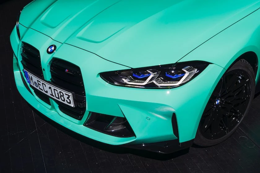 BMW M4 – Xanh bạc hà. Ảnh: Carbuzz. BMW M4 – Xanh bạc hà. Ảnh: Carbuzz.