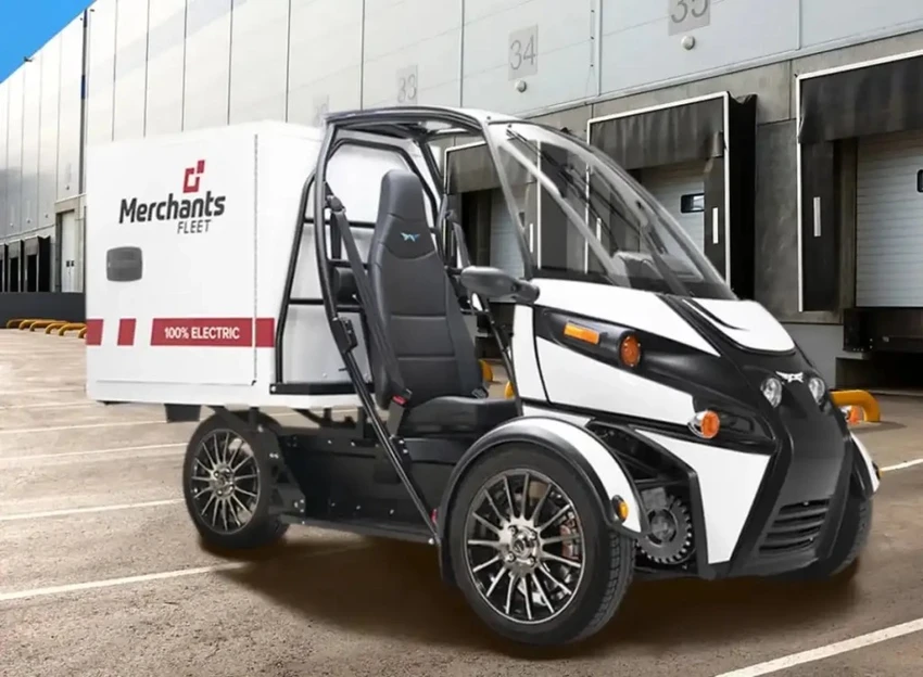 Đây là chiếc xe điện ba bánh đa dụng của Arcimoto. Ảnh: Motorbiscuit. Đây là chiếc xe điện ba bánh đa dụng của Arcimoto. Ảnh: Motorbiscuit.