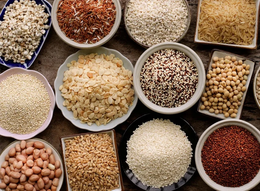 Các loại ngũ cốc. Shutterstock.