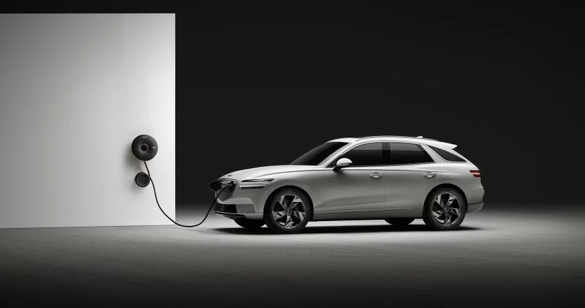 Genesis điện GV70 sạc từ 10-80% chỉ trong 17 phút. Ảnh: Hotcars.
