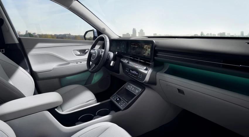 Kona Electric có tay lái bên phải. Ảnh: Hyundai.