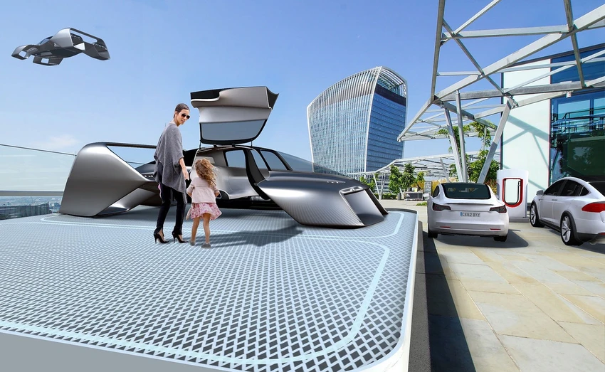 LEO Coupe có nền tảng sạc riêng và cơ sở hạ tầng chuyên dụng. Ảnh: Autoevolution.