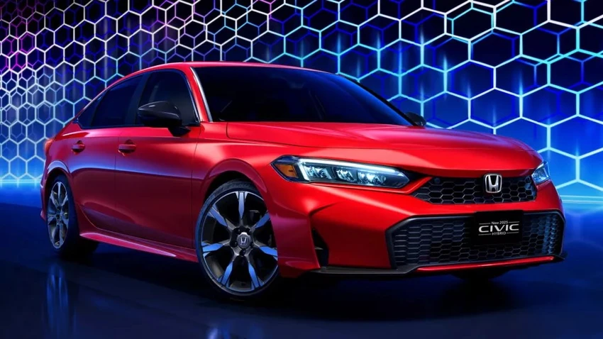 Honda giới thiệu Civic 2025 có phiên bản hybrid.jpg