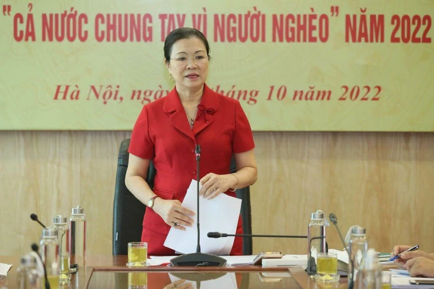 Bà Trương Thị Ngọc Ánh, Phó chủ tịch Ủy ban Trung ương Mặt trận Tổ quốc Việt Nam. Ảnh: MT Bà Trương Thị Ngọc Ánh, Phó chủ tịch Ủy ban Trung ương Mặt trận Tổ quốc Việt Nam. Ảnh: MT