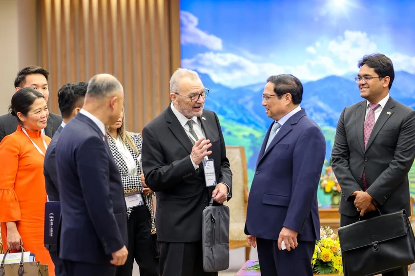 Thủ tướng Phạm Minh Chính tiếp USABC hồi tháng 12-2022. Ảnh: VGP Thủ tướng Phạm Minh Chính tiếp USABC hồi tháng 12-2022. Ảnh: VGP