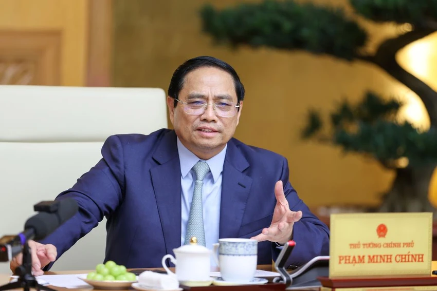 Thủ tướng đề nghị các doanh nghiệp thành viên USABC tiếp tục là cầu nối giữa Chính phủ và doanh nghiệp Mỹ với Chính phủ và doanh nghiệp Việt Nam. Ảnh: VGP