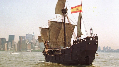 Bản sao của con tàu Santa Maria. Ảnh:AP columbusship-5258-1399972425.jpg