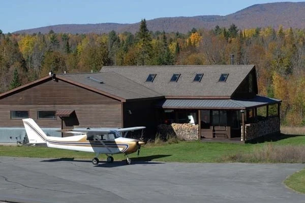 It even has its own landing strip.