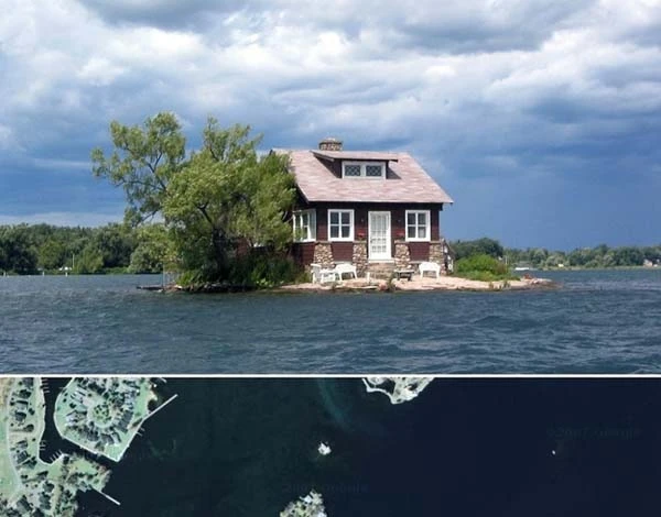 8.) Isolated homes in the stretch of 1,000 Islands (most with their own generators).
