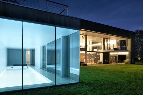 It's full of modern luxuries, but is basically a vault.
