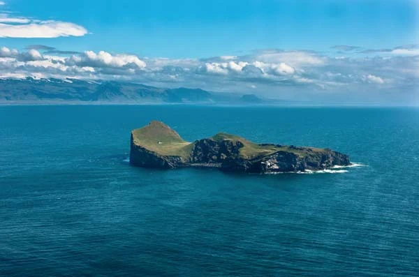 This island was given to her by Iceland (although she never accepted), and it's so secluded you may have trouble reaching it.