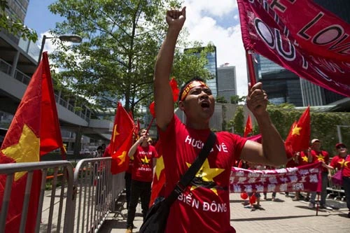 Hong Kong: Biểu tình chống giàn khoan 981 ở Biển Đông ảnh 1 - 1