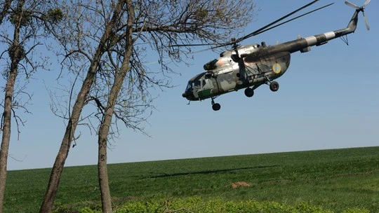 Một chiếc trực thăng Mi-8. Ảnh: RIA Novosti Một chiếc trực thăng Mi-8. Ảnh: RIA Novosti