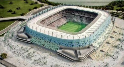 Sân vận độngArena Pernambuco ởRecife là nơi diễn ra 4 trận bóng đá của World Cup năm nay. Ảnh:FIFA. Arena Pernambuco, Recife