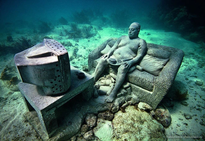 Vẻ độc đáo của bào tàng dưới nước Cancun ảnh 6 Vẻ độc đáo của bào tàng dưới nước Cancun ảnh 6
