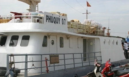 Tàu Phú Quý 07 bị đình chỉ do mất an toàn kỹ thuật