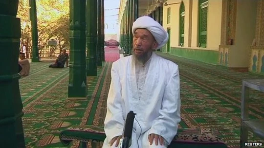 Lãnh tụ Jume Tahir bị người Duy Ngô Nhĩ bản địa ghét bỏ vì ủng hộ Bắc Kinh. Ảnh: Reuters