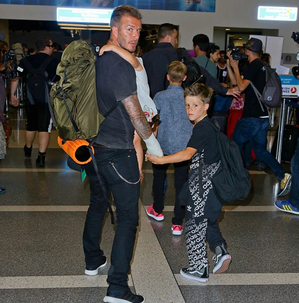 David Beckham gặp tai nạn xe máy ảnh 5 image photo