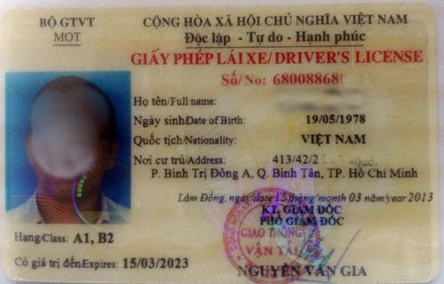 Cần biết về giấy phép lái xe '2 trong 1' ảnh 2 Cần biết về GPLX '2 trong 1' 2