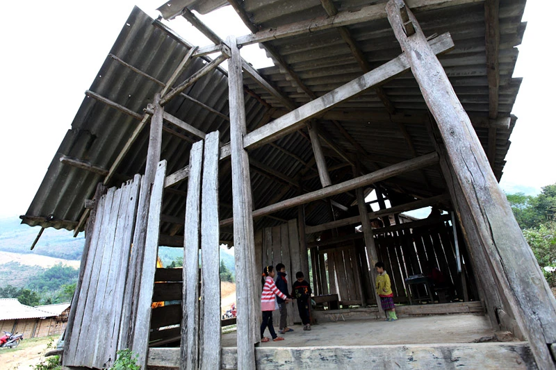 Trường học, học sinh, xiêu vẹo, gió rét Trường học, học sinh, xiêu vẹo, gió rét