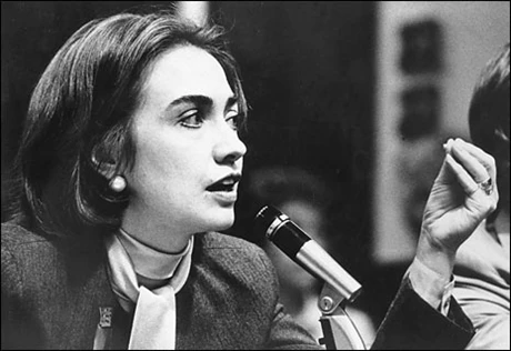 Bà Hillary Clinton trong một buổi nói chuyện. (Ảnh: