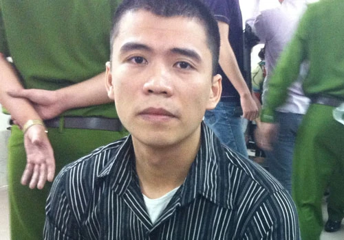 Bị cáo Linh tại phiên toà sơ thẩm. linh-7865-1429943786.jpg
