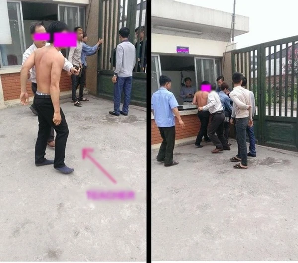 Hà Nội: Học sinh đánh thầy giáo vỡ mũi ngay trước cổng trường ảnh 1