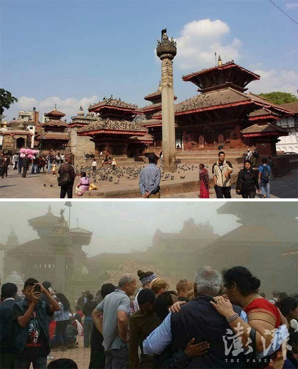Chùm ảnh: Nepal trước và sau thảm họa động đất ảnh 2 Chùm ảnh: Nepal trước và sau thảm họa động đất ảnh 2