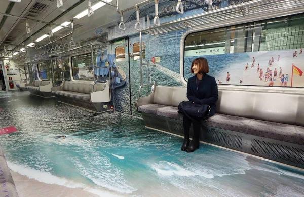 Những chuyến tàu điện có một không hai ở Seoul - Ảnh 3.