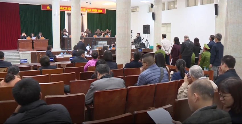 Đang tuyên án đối với Trịnh Xuân Thanh và các đồng phạm ảnh 1 Đang tuyên án đối với Trịnh Xuân Thanh và các đồng phạm ảnh 1