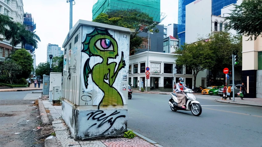 Vẽ graffiti: Nghệ thuật gì mà vô văn hóa thế này! ảnh 13 Vẽ graffiti: Nghệ thuật gì mà vô văn hóa thế này! ảnh 13