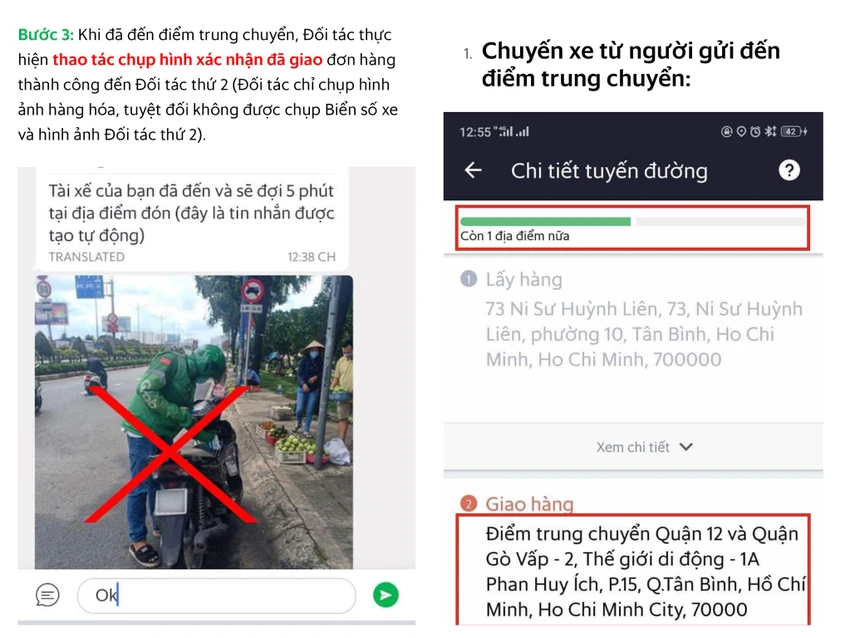 Phương án cho shipper giao hàng liên quận ở TP.HCM ảnh 1