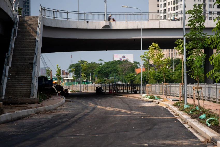 Dự án có chiều dài hơn 600 m. Ảnh: ĐT. Dự án có chiều dài hơn 600 m. Ảnh: ĐT.