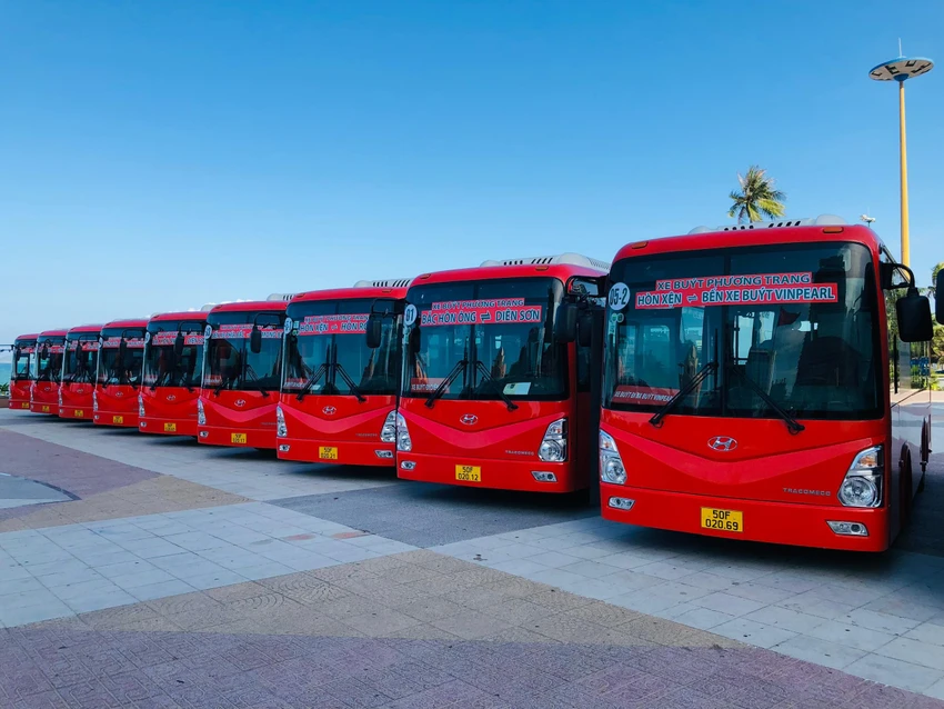 8 tuyến xe buýt ở Khánh Hoà sẽ bắt đầu hoạt động từ ngày 22-4. Ảnh: CTV. 8 tuyến xe buýt ở Khánh Hoà sẽ bắt đầu hoạt động từ ngày 22-4. Ảnh: CTV.