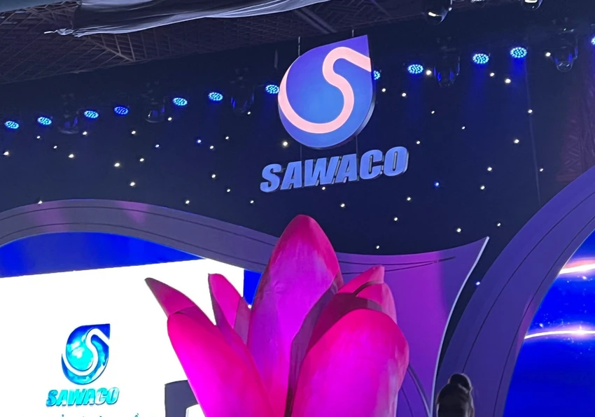 SAWACO công bố nhận diện thương hiệu mới. Ảnh: ĐT. SAWACO công bố nhận diện thương hiệu mới. Ảnh: ĐT.