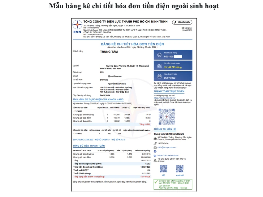 Mẫu bảng kê chi tiết hóa đơn tiền điện sinh hoạt. Mẫu bảng kê chi tiết hóa đơn tiền điện sinh hoạt.