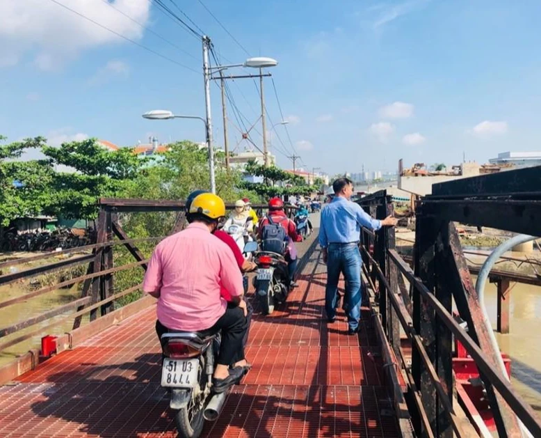 Cầu Long Kiểng sẽ hoàn thành trong 9 tháng nếu có mặt bằng. Ảnh: ĐT. Cầu Long Kiểng sẽ hoàn thành trong 9 tháng nếu có mặt bằng. Ảnh: ĐT.