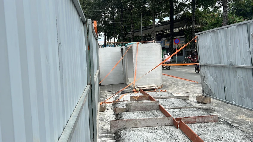 Khu vực thi công Khu vực thi công
