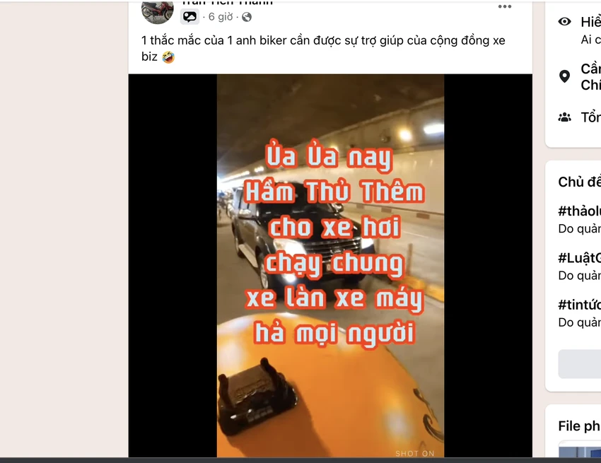 Nhiều người thắc mắc rằng làn xe máy có cho ô tô chạy vào không? Nhiều người thắc mắc rằng làn xe máy có cho ô tô chạy vào không?