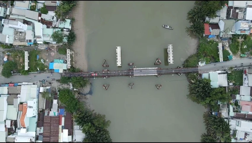 Năm 2023 cầu Long Kiểng mới sẽ được hoàn thành. Ảnh: ĐT. Năm 2023 cầu Long Kiểng mới sẽ được hoàn thành. Ảnh: ĐT.
