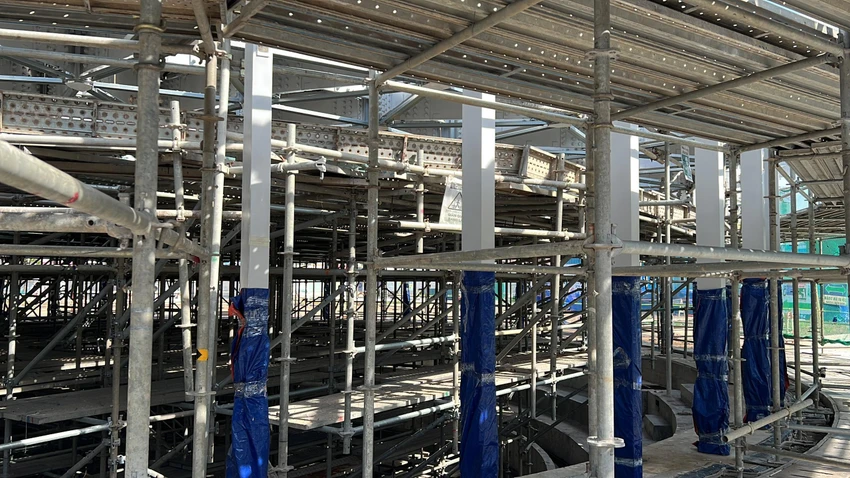 Lộ diện giếng trời 'khổng lồ' tại ga Bến Thành, tuyến metro số 1 ảnh 3 Lộ diện giếng trời 'khổng lồ' tại ga Bến Thành, tuyến metro số 1 ảnh 3