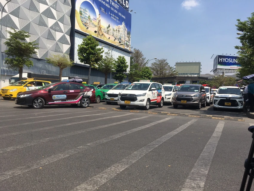 Bãi đệm phía trong Nhà xe TCP. Ảnh: ĐT. Bãi đệm phía trong Nhà xe TCP. Ảnh: ĐT.